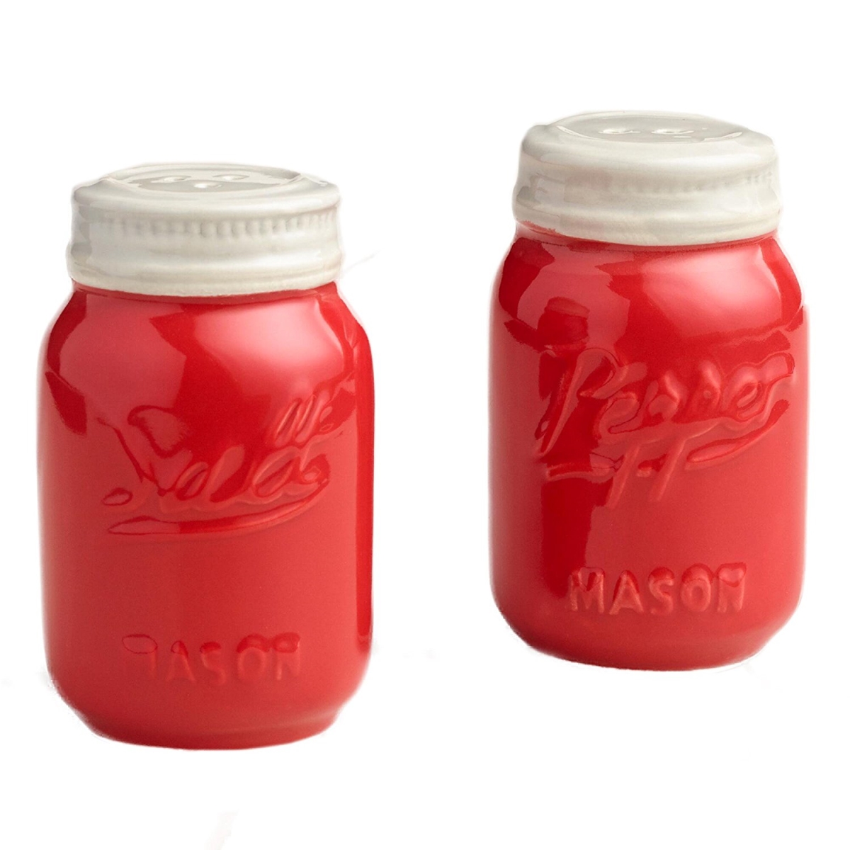 Sp44960 Salt & Pepper Mason Jar Set
