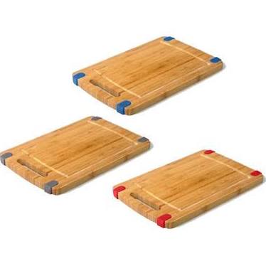 Cb44011-red 8 X 12 In. Bamboo Cutting Board, Red
