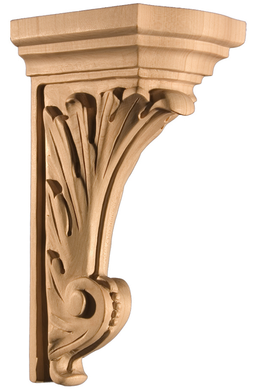 Arcbl Na1 M Corbel Acanthus Maple, 3.5 X 5 X 9 In.