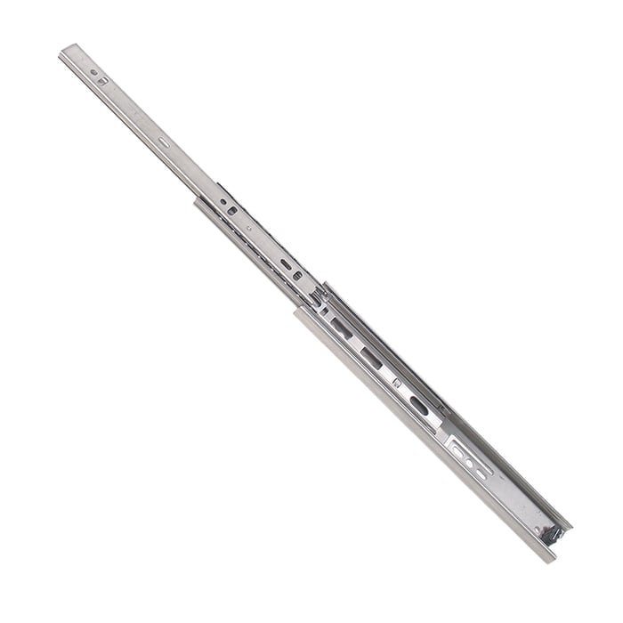 Suesr3813 22 68 Lbs Full Extension Drawer Slides, Stainless Steel - 22 In.