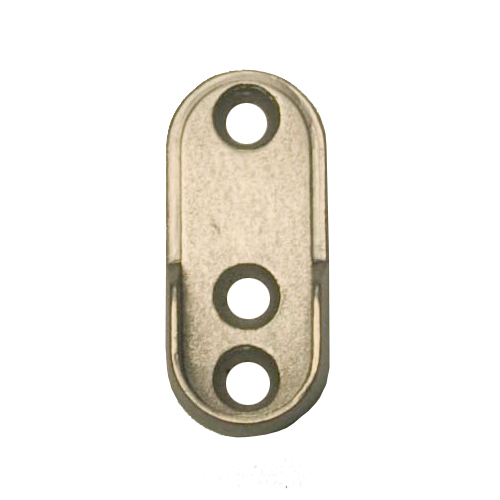 Us Futaba Uf54113 Dn Oval Support With 3 Holes, Dull Nickel