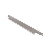 Belwith Bwc02h075747 Al 24 In. Austere Lip Pull Handle Carded Polybag, Brushed Aluminum - Pack Of 2