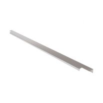 Belwith Bwc02h075744 Al 2 In. Austere Lip Pull Handle Carded Polybag, Brushed Aluminum - Pack Of 2