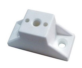 1.25 In. Two Hole Spacer, Thick White