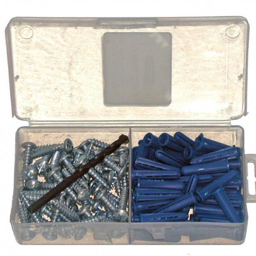 Jn09015 Plastic Anchor Kit For No.14 & 16 Screw Size