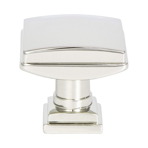 1.25 In. Tailored Traditional Knob, Polished Nickel