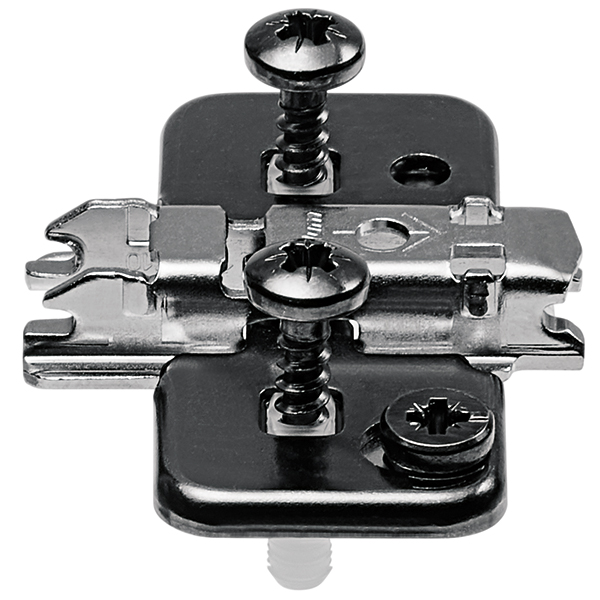 B174h7100e Blk Steel Wing Mounting Plate, Black Onyx