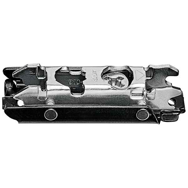 B175h3100 Blk In-line Mounting Plate, Black Onyx