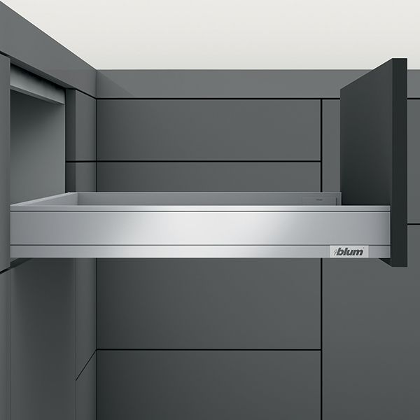 20 In. Legrabox F-height Drawer Profile, Stainless Steel
