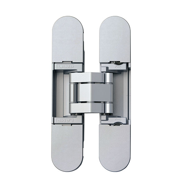 23 Mm Invisible Hinge, Dull Chrome