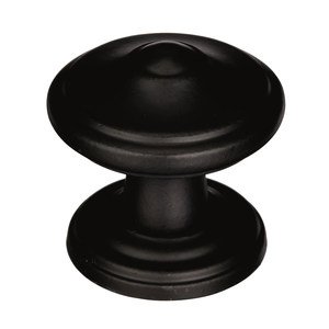 1.25 In. Revitalize Cabinet Knob, Black Bronze