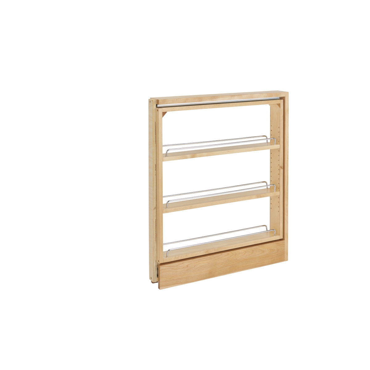 Rev A Shelf Rs438.bcsc.3c Base Cabinet Pullout Organizer With Top Slide Sink & Base Accessories, Natural Maple - 27.31 X 3 X 23 In.
