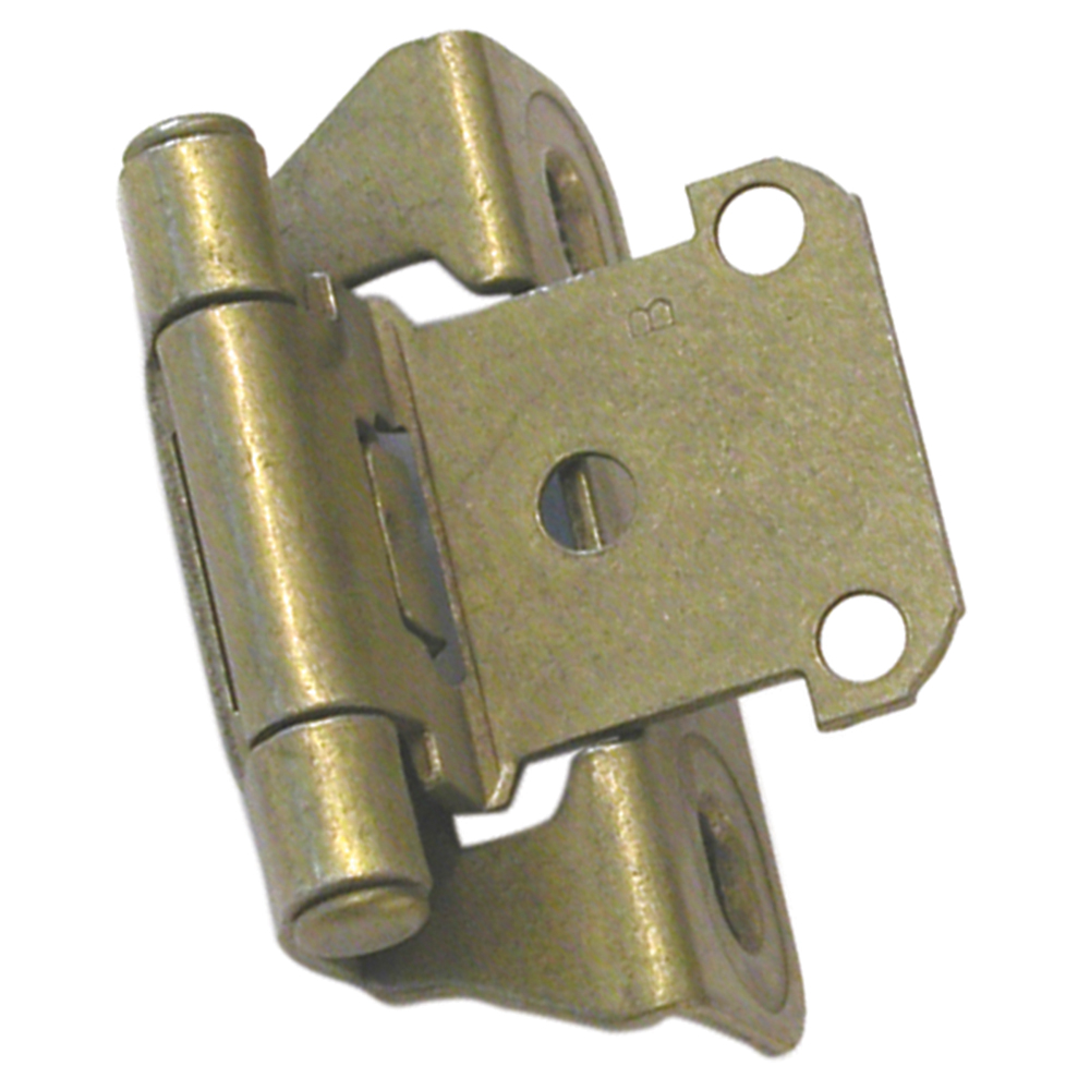 0.25 In. Overlay Hinge - Oil Burnished Brass