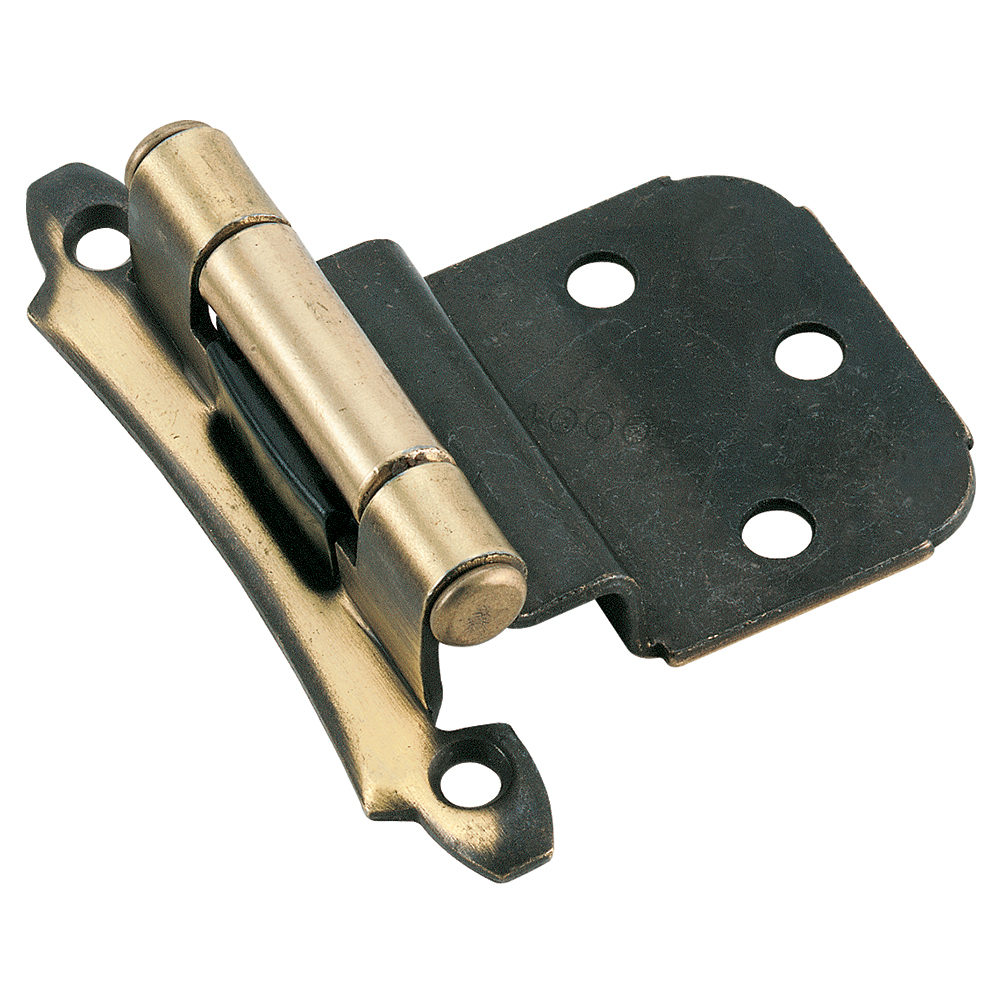 Amerock A07928 Ae 0.37 In. Inset Self Closing Hinge - Antique English