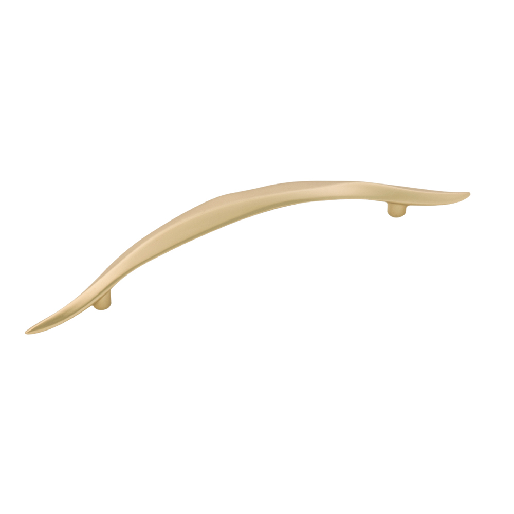Belwith Bwh076649 Fub 128 Mm C-c Willow Cabinet Pull - Flat Ultra Brass