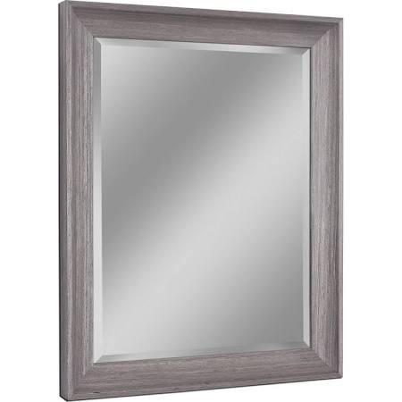 8006 40.5 X 28.5 In. Transitional Driftwood Wall Mirror - Light Gray