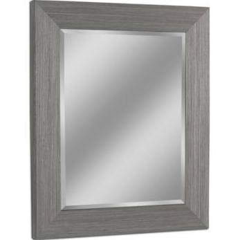 8012 31 X 43 In. Rustic Box Driftwood Wall Mirror - Light Gray