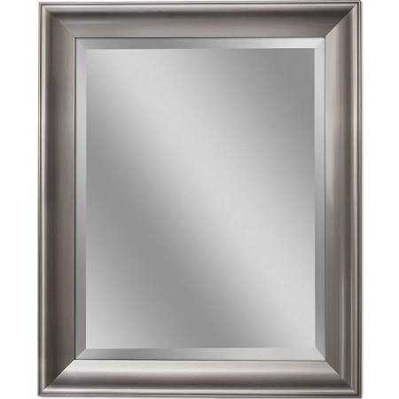 8049 45.5 X 35.5 In. Transitional Brush Nickel Wall Mirror