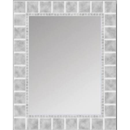 8199 24 X 36 In. Large Glass Block Rectangle Mirror