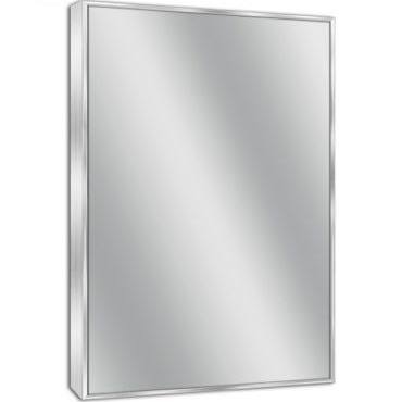 8770 24 X 30 In. Spectrum Rectangular Framed Wall Mirror - Brush Nickle