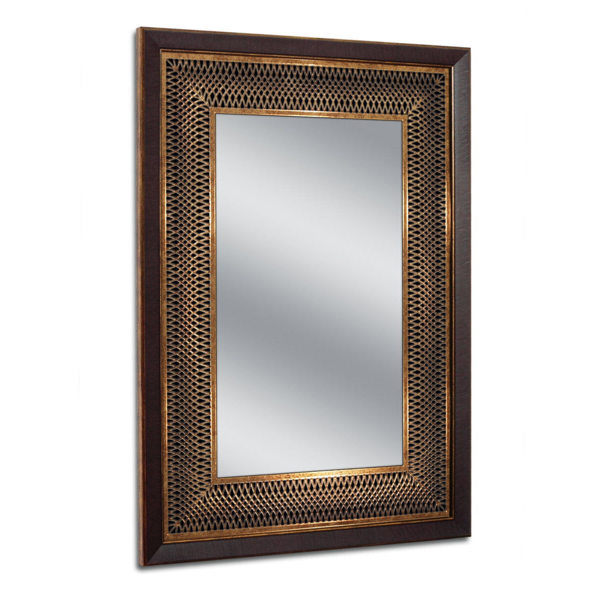 8068 24.75 X 34.75 In. Copper & Bronze Park Avenue Mirror