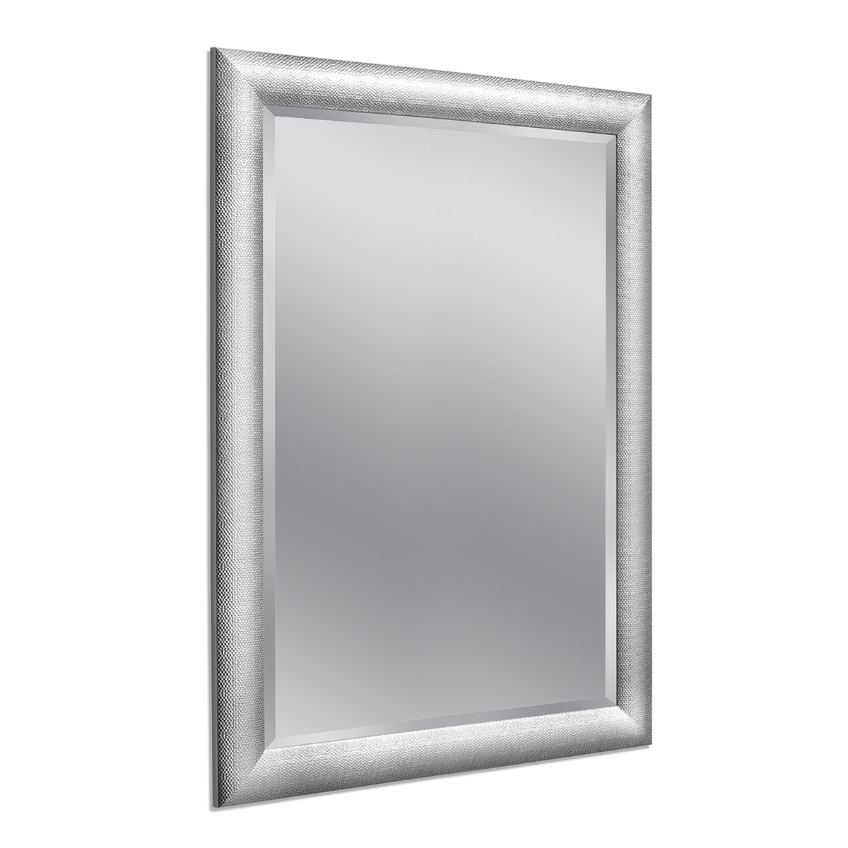 8117 36 X 46 In. Hammered Wall Mirror Chrome