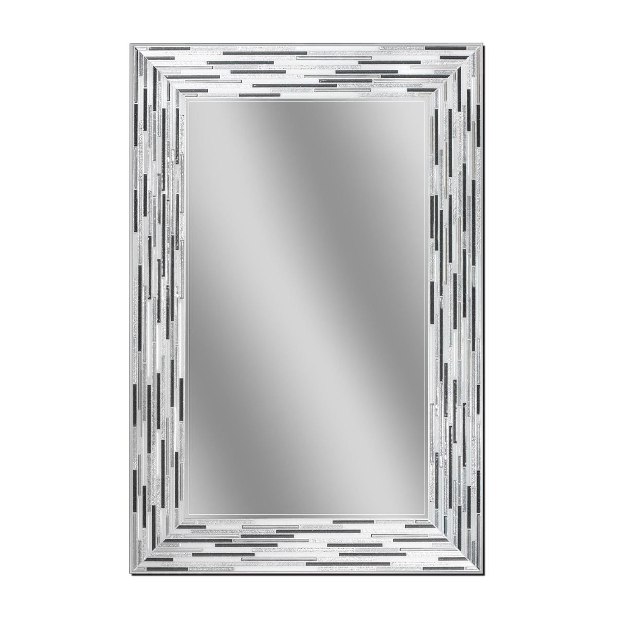 Head West 1222 23.5 X 35.5 In. Reed Single Frameless Wall Mirror