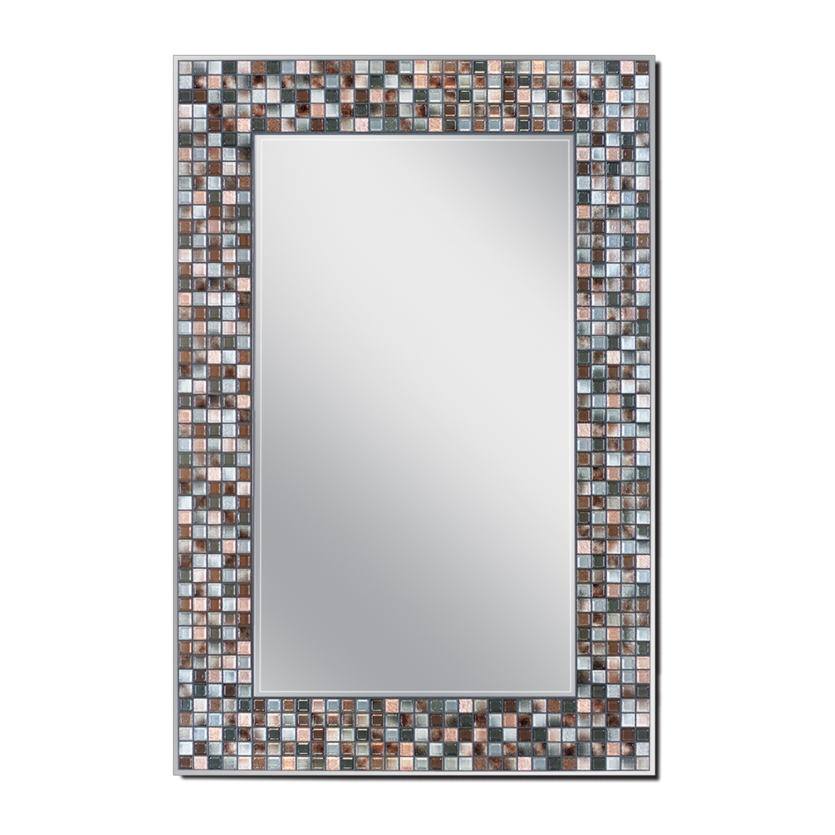 Head West 1223 23.5 X 35.5 In. Mosaic Single Frameless Wall Mirror