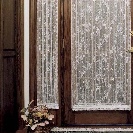 24 X 38 In. English Ivy Sidelight Panel, White
