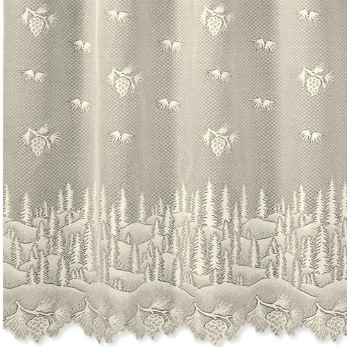 6145w-oc 72 X 72 In. Pinecone Shower Curtain