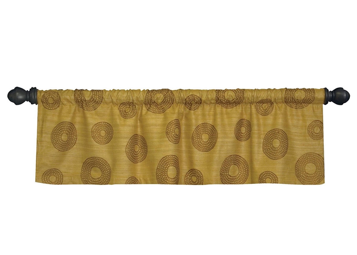 Serenity 52 X 16 In. Valance, Amber Gold