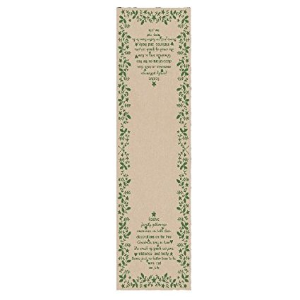 Christmas Time 13 X 42 In. Runner - Natural & Green