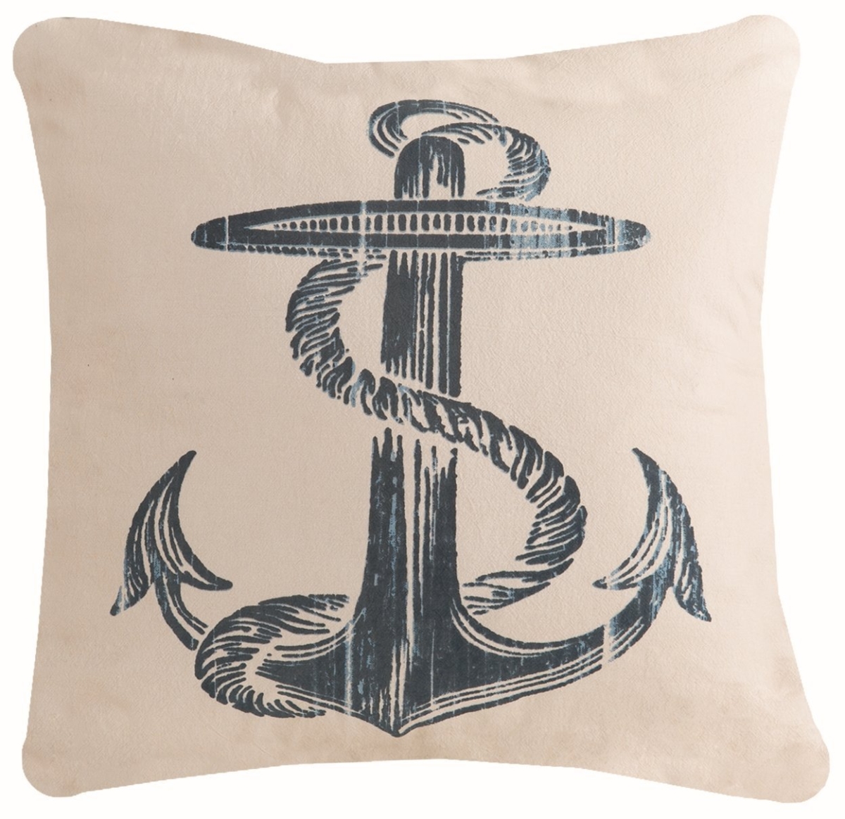 Bl-003 Lace Anchor Beach Living Pillow, 18 X 18 In.