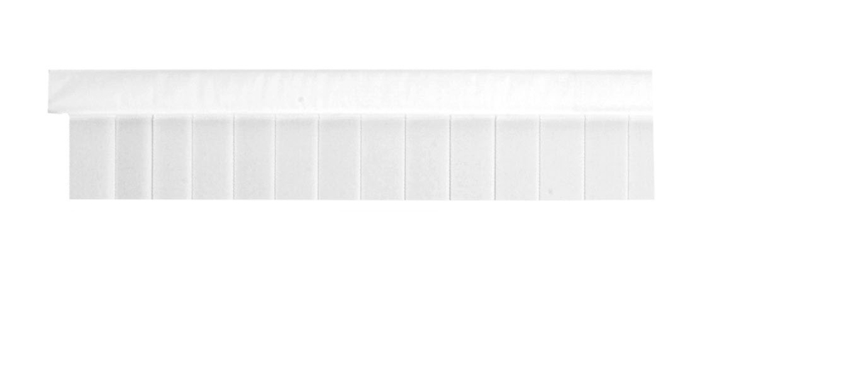 3.5 X 90 In. Sleeve Bed Valance, White