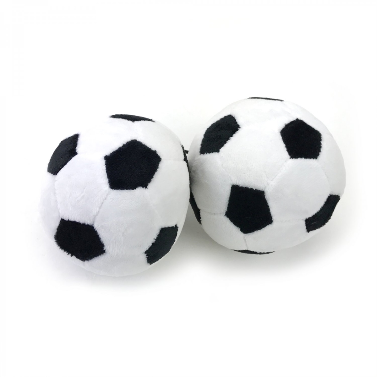Picture of Vintage Parts USA 785539 3 Plush Stuffed Soccer Balls Toys - Set of 2