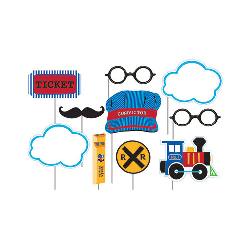 Group All Aboard Photo Booth Props, Pack Of 6 - 10 Per Pack