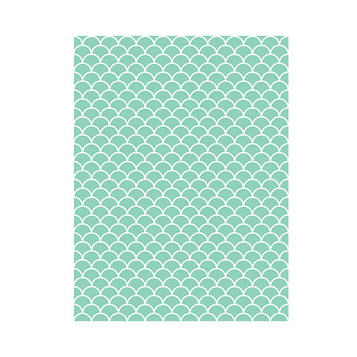 Group Mint Scallop Decor Photo Backdrop, Pack Of 6
