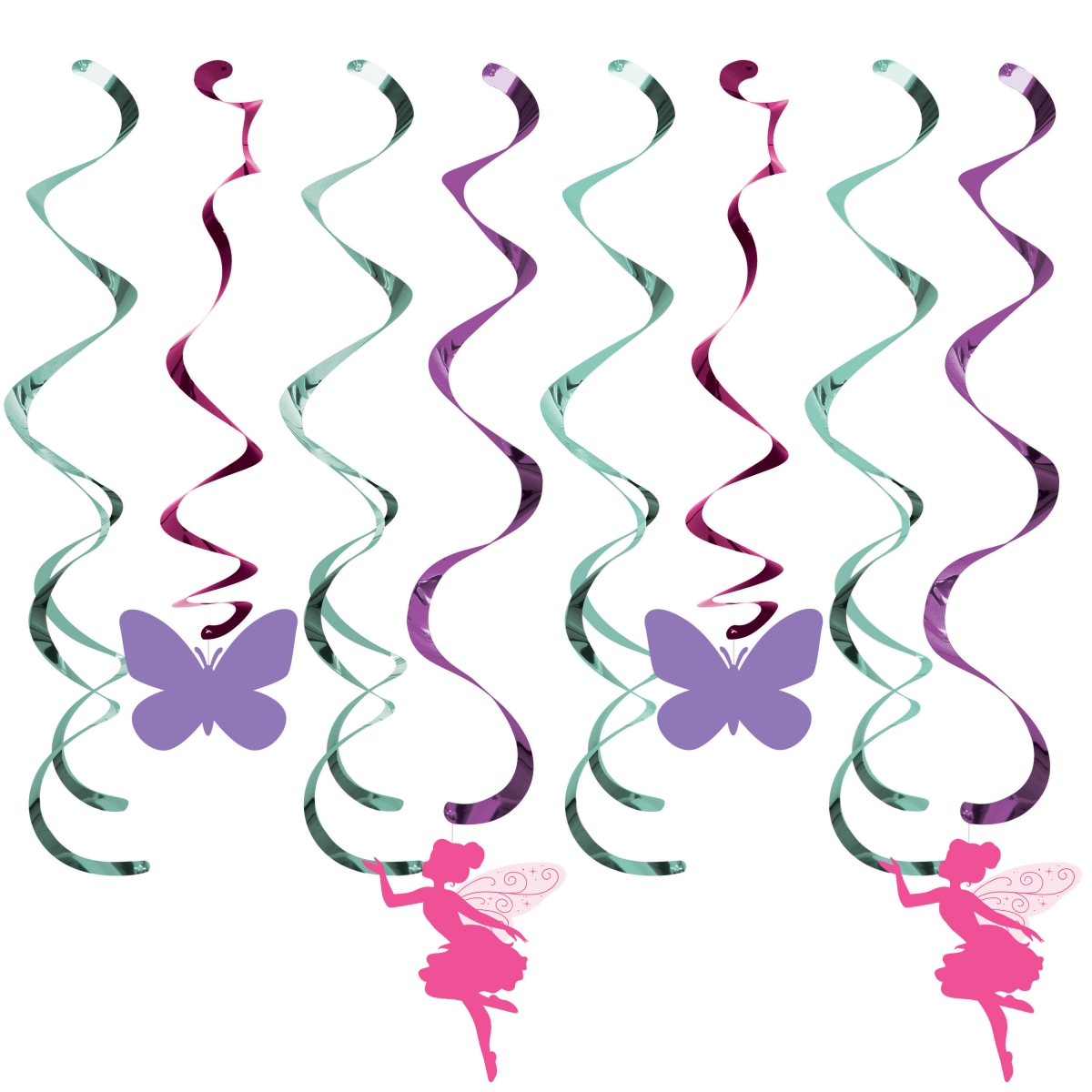 340239 Floral Fairy Dizzy Danglers, 5 Count