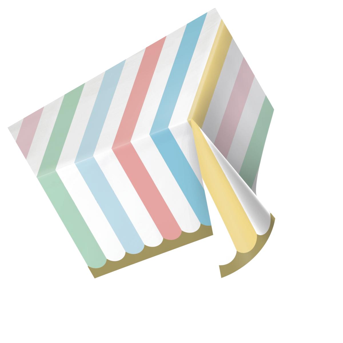 Picture of Creative Converting 346322 54 x 102 in. Pastel Celebrations Paper Tablecloths - 6 Count