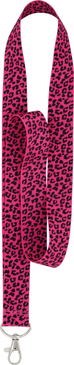 701228 Pink Cheetah Lanyard - 6 Piece