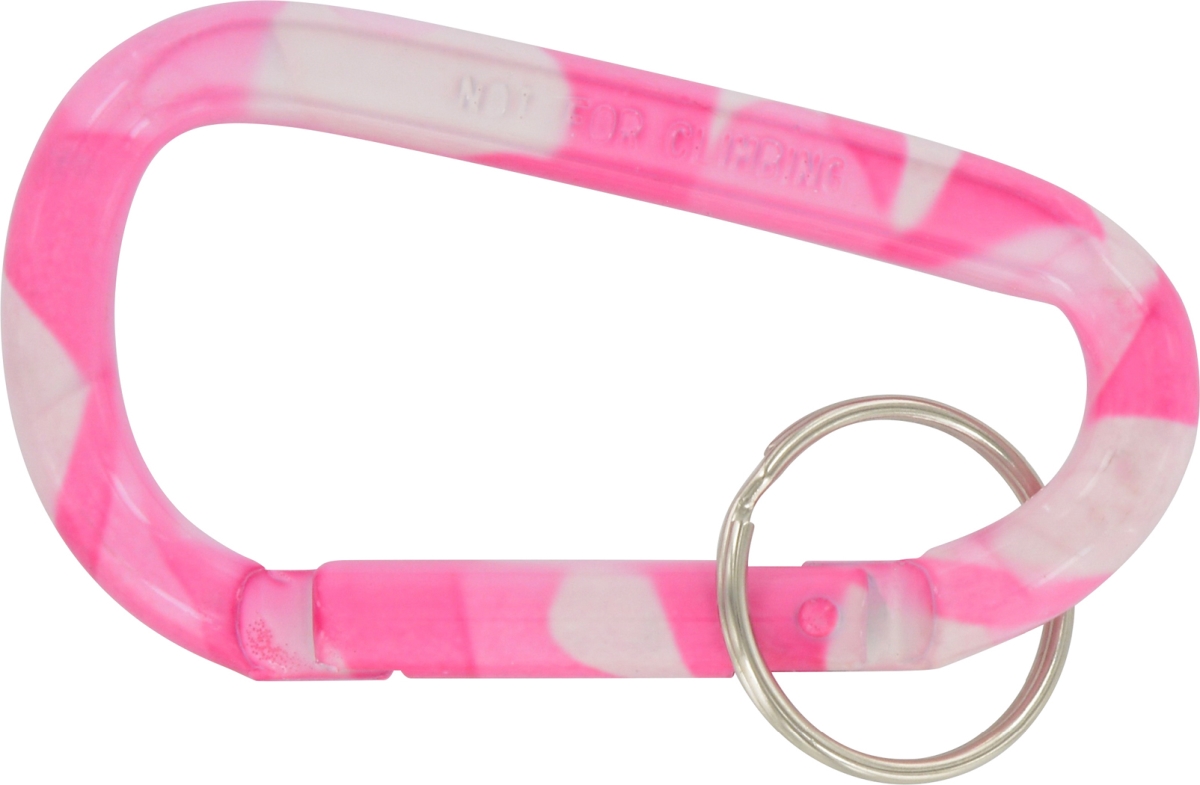 702277 Camouflage Pink Carabiner - 25 Piece