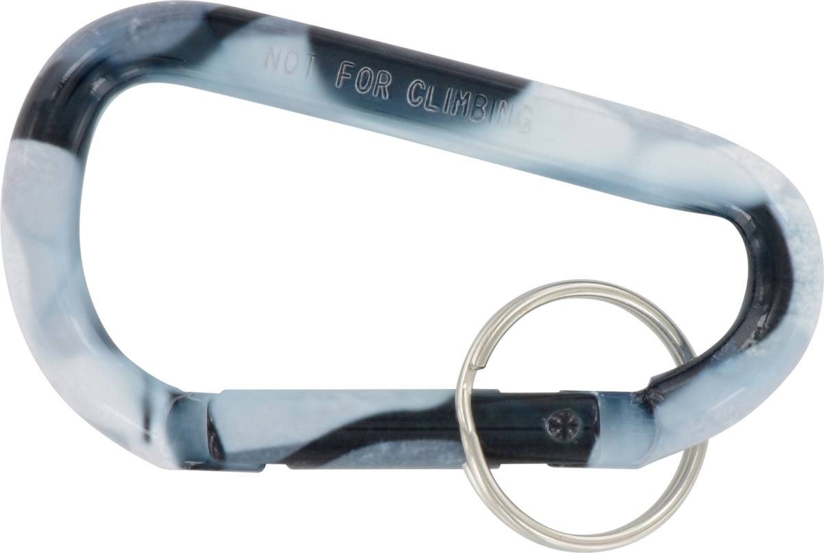 702279 Camouflage Gray Carabiner - 25 Piece
