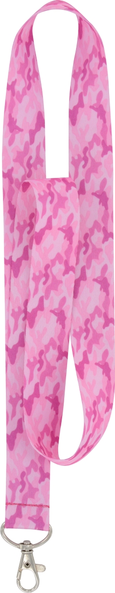 709001 Camouflage Pink Lanyard - 6 Piece