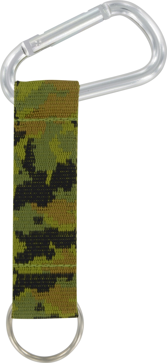 702269 Camouflage Dark Green Carabiner Strap - 6 Piece