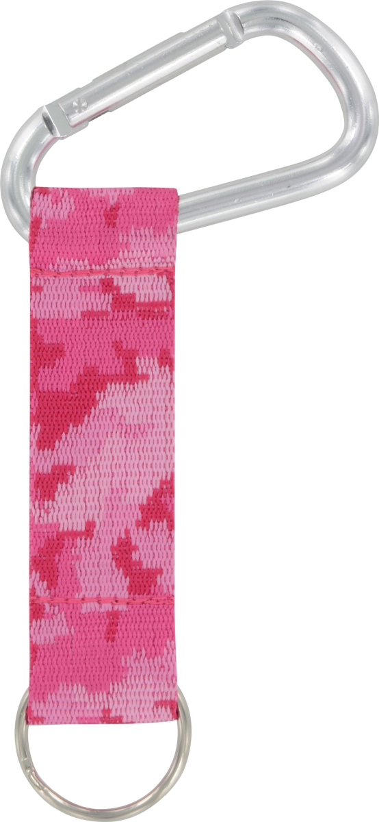 702271 Camouflage Pink Carabiner Strap - 6 Piece