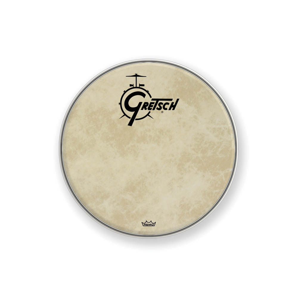 UPC 647139296852 product image for 775456 18 in. Logo Fiberskyn Bass Drum Head | upcitemdb.com
