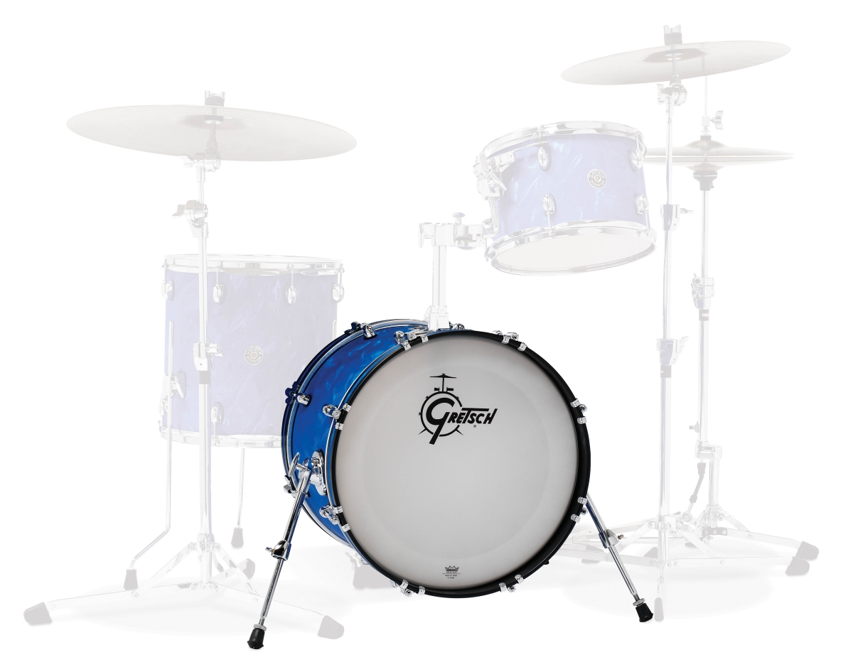 UPC 647139486055 product image for 777728 14 x 20 in. Catalina Club Bass Drum in Satin Blue Flame | upcitemdb.com