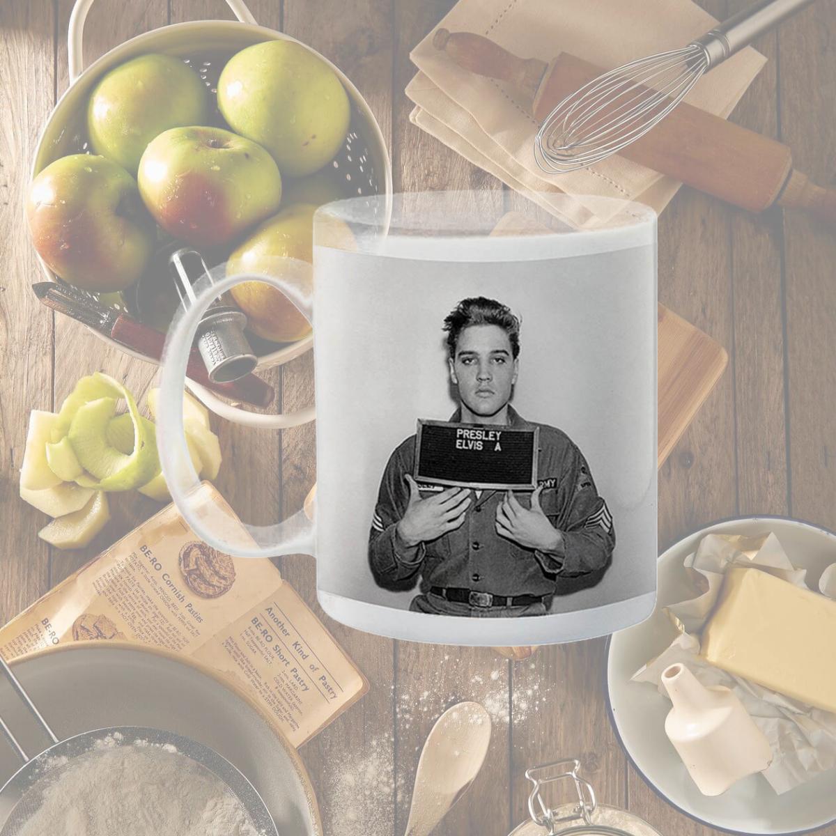 Picture of NMR-Aquarius 319646 11 oz Elvis Presley Enlistment Mug