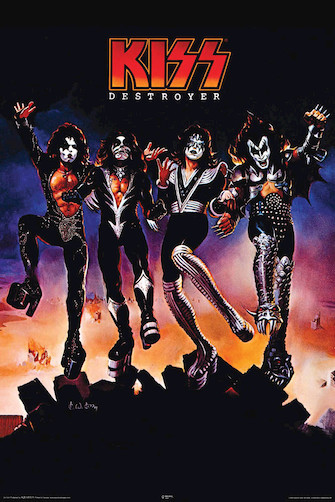 241041 24 X 36 In. Nmr Kiss Destroyer Wall Poster
