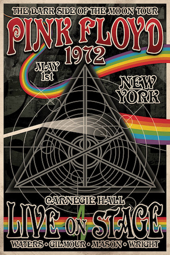 241342 24 X 26 In. Pink Floyd Dark Side Tour Poster
